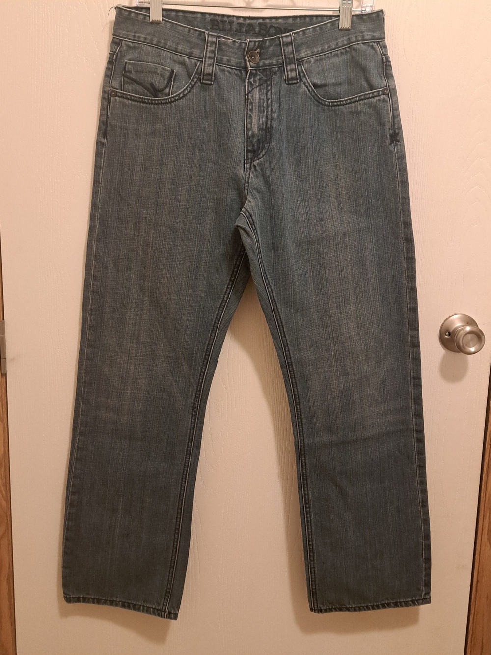 Billabong Vintage 90s Men's Surf/Skate Straight Jeans 32 Y2K Grunge McFeely Low